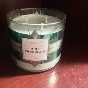Mint Chocolate 3-Wick Candle Bath & Body Works NWT